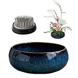 FLARINGEXTRA1 Water Lotus Bowl Planter Kit - Japanese Compote Bowl Ikebana Vase Set w/ 1.8