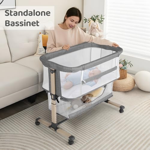Cowiewie Breathable Bassinet Grey