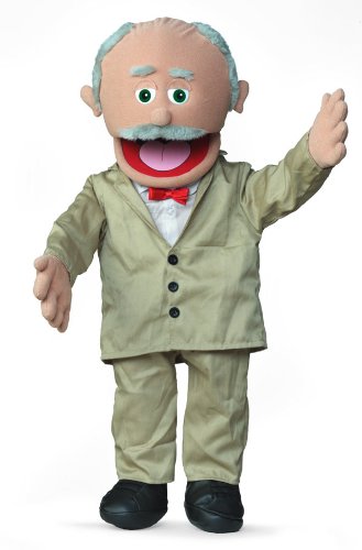 30" Pops, Hispanic Grandfather, Professional Performance Puppet with Removable Legs, Full or Half Body