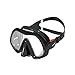 Atomic Aquatics Venom Frameless Scuba Diving Mask with Rigid Silicone Skirt | Comfortable Ultra-Clear Swimming Mask for Scuba Diving & Snorkeling, Black