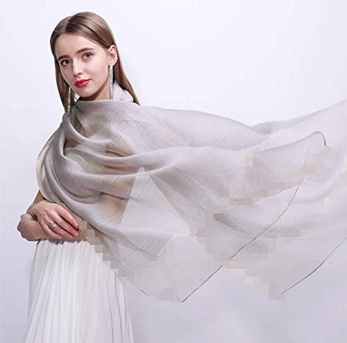 Womens Scarves Lightweight Silk Scarf Shawls and Wraps for Evening Dresses Summer Beach Wedding Shawl gifts - Image 3