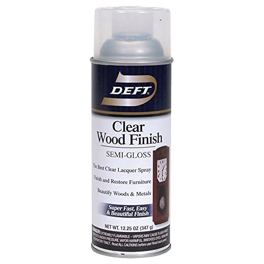 Clear Wood Finish Semi-Gloss - Set of 6