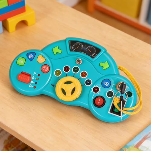 Volante de juguete con música y luces para despertar la imaginación infantil 4