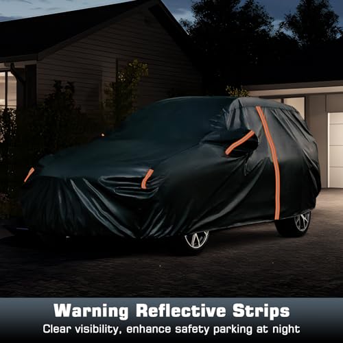 Image of Waterproof SUV Car Cover Custom Fit for 2015-2025 Chevrolet Trax /Tracker,All Weather Outdoor SUV Car Covers,Windproof Cover,Reflective Strip for Snow Rain Dust Cover,Sun UV Protect