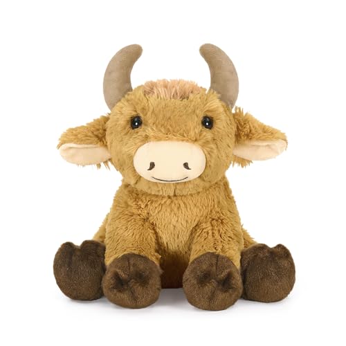 Ditucu Bull Stuffed Animal 8 inch Cute Realistic Cow...