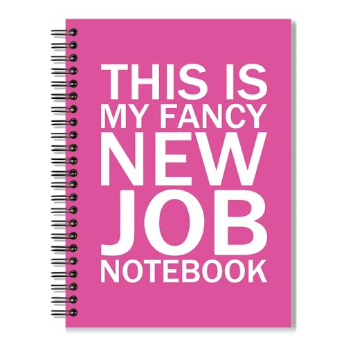 Carnet à spirale travail rose magenta idée cadeau humour femme