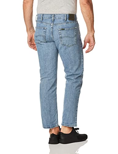 Image of Lee Men's Cotton Blend and Polyester Regular Fit Straight Leg Jeans