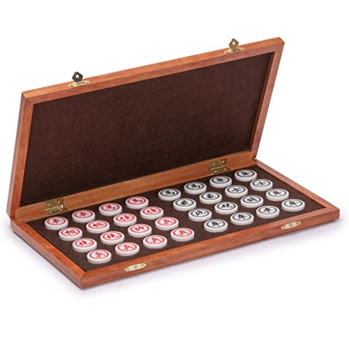 Juego de Ajedrez Chino Xiangqi con Tablero Plegable 16.3" miniatura 3
