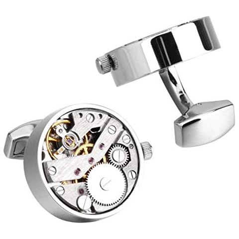 Asudaro Reloj mecánico gemelos giratorios Cover