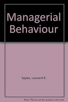 Hardcover Managerial Behaviour Book