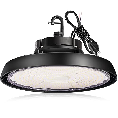 Vemofoper UFO LED High Bay Light 240W UL DLC Listed Ultra Bright Ceiling Lamp for Garage,Shop,Gym,Warehouse Work Commercial Lighting Grade 36000LM 0-10V Dimmable 120V 5000K IP65 Vemofoper UFO LED High Bay Light 240W UL DLC Listed Ultra Bright Ceiling Lamp for Garage,Shop,Gym,Warehouse Work Commercial Lighting Grade 36000LM 0-10V Dimmable 120V 5000K IP65