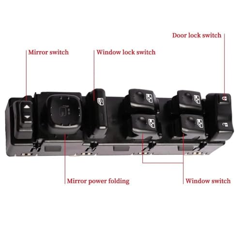 Commande lève-vitre Hummer H2 interrupteur porte robuste - 5