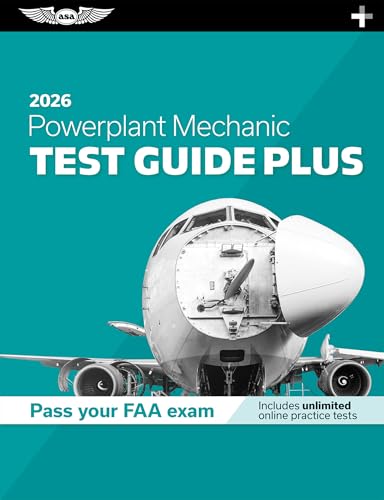 Powerplant Mechanic Test Guide Plus 2026: Paperback plus software to study and prepare for your aviation mechanic FAA Knowledge Exam (ASA Test Prep Series)