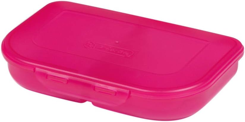 Herlitz 11415296 Lunch Box, Pink, Pink