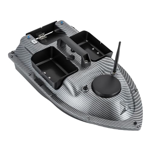 Bateau pour appâts et maïs avec télécommande pour atteindre les zones encombrées