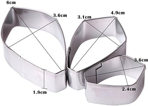 Deezean 3pcs/set DIY Pastry Cookie 3D Flower Mould Baking Tool Fondant Sugarcraft Gardenia Cake Mold