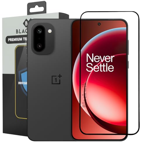 Image of Blackwik Tempered Glass Screen Protector for OnePlus 15R 5G with Edge-To-Edge Protector Coverage | Easy Installation Kit (Black)