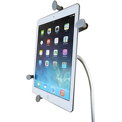 Mountright Flexible Gooseneck Desk Mount Holder For iPad And Tablets - Silver Cover