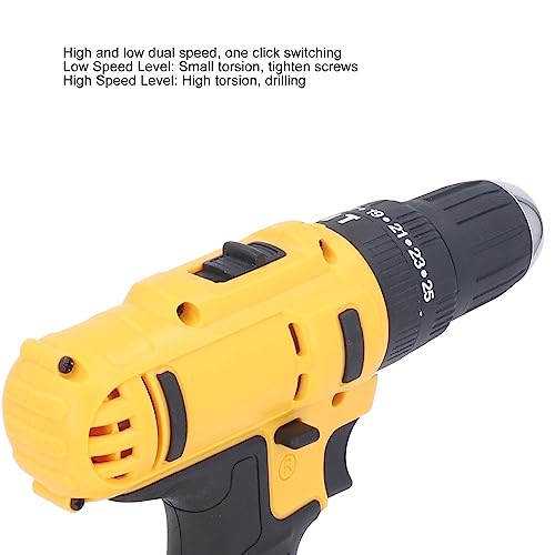 Taladro inalámbrico portátil 21V con kit y 2 baterías miniatura 4