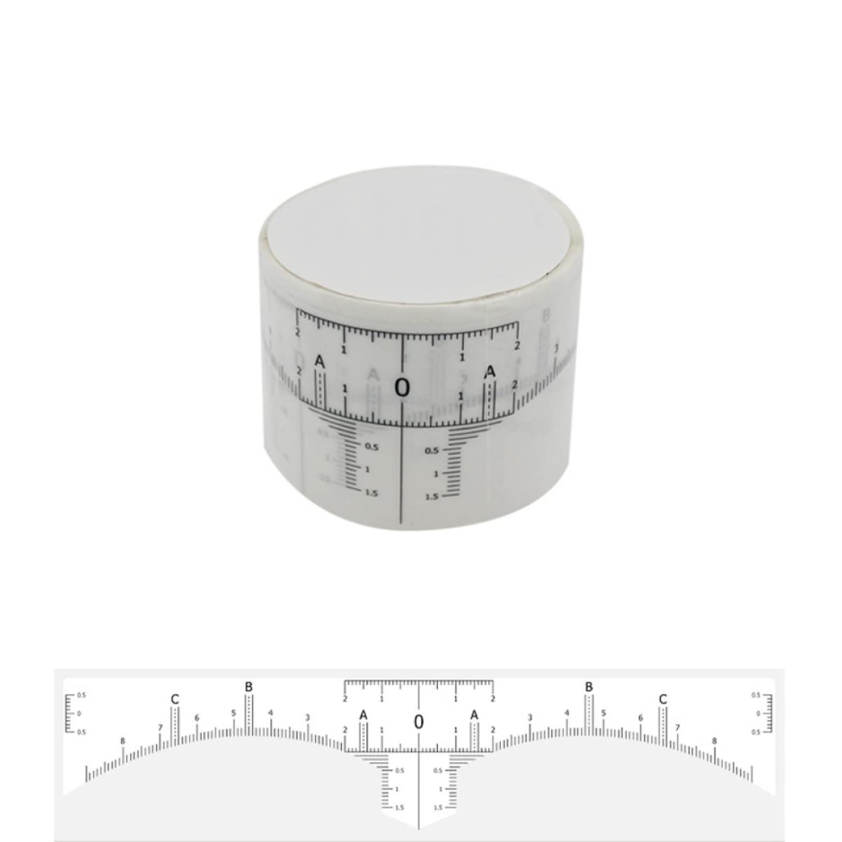 FRCOLOR 150pezzi Strisce Adesive Per Disegno Sopracciglia Strumenti Di Misurazione Per Makeup Rappresentazione Precisa e Facile Applicazione Per Inizianti e Professionisti