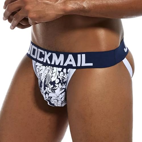 JOCKMAIL Men's Jockstrap Underwear Breathable Jock Strap Athletic Supporter for Gym Sport
