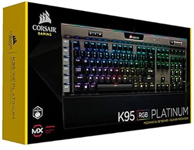 Corsair K95 RGB PLATINUM Mechanical Gaming Keyboard - 6x Programmable