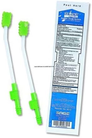 Pack of 2 Toothette Plus Suction Swab Single-Use System SAGE PRODUCTS .