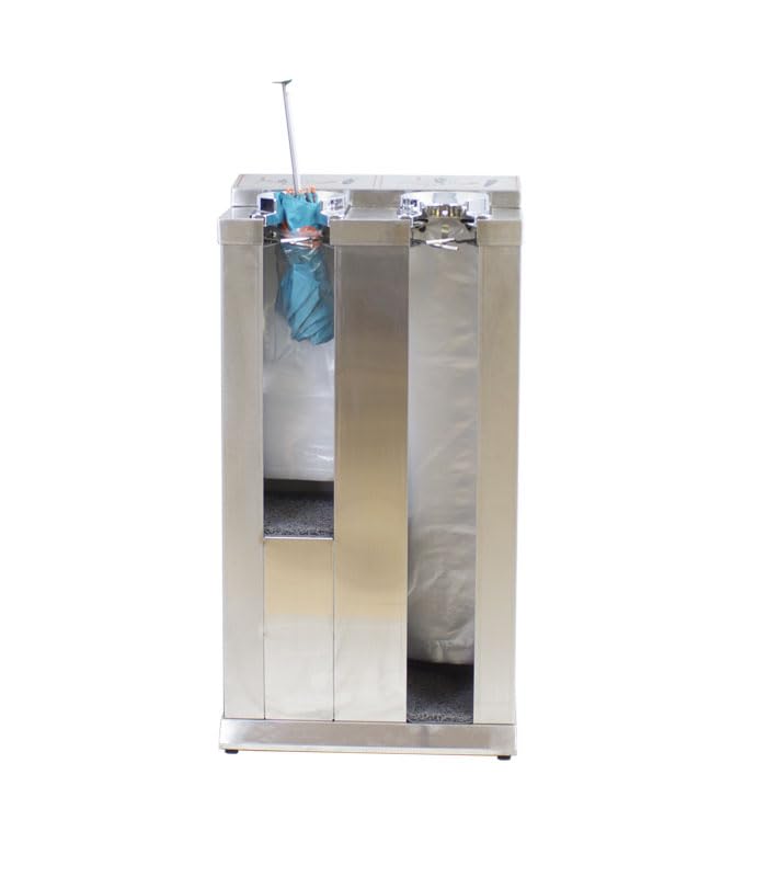 Dispensador de Bolsas para Paraguas Automático Doble 423X288X796mm | Diseño Moderno para entradas y recepciones | Previene Suelos mojados y resbalones