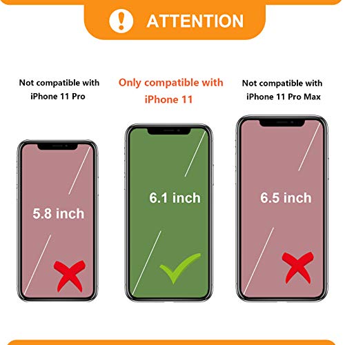 Bocasal Iphone 11 Wallet Case With Card Holder Pu Leather Magnetic Detachable Kickstand Shockproof Wrist Strap Removable Flip Cover For Iphone 11 6.1 Inch (Brown) #TOP1