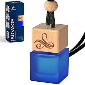 Savage Car Air Freshener for Men with Vent Clip | Car Scents Air Freshener with Sauvage Fragrance | Strong Car Perfume Air Freshener | Odour Eliminating Car Air Fresheners by Perfa