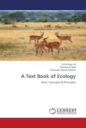 Amazon.com: A Text Book of Ecology: Basic Concepts & Principles ...