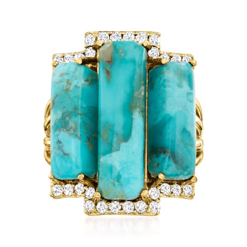 Ross-Simons Turquoise and .80 ct. t.w...