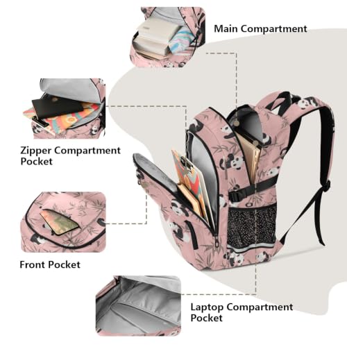 Mochilas de viaje para laptop juveniles con estampado de animales 5