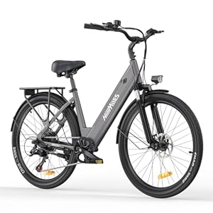 MileCity1 26” Elektrische Fiets Voor Volwassenen, 250W Motor Met 36V 13AH Verwijderbare Batterij, 42nm Koppel, 25KM/H Bij 100KM, IPX65 Waterdicht, Voordelige Elektrische Fiets