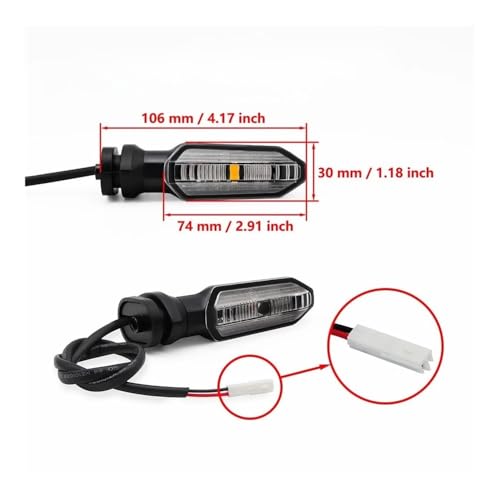 Clignotant Moto Accessoire Lampe de Signalisation CBR600RR NC700 CB650F - 4