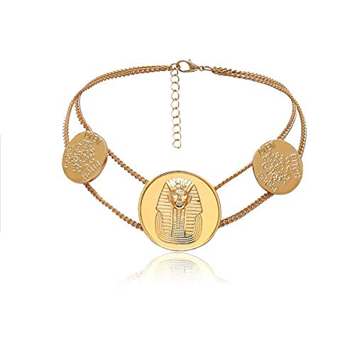 Collier égyptien totem de pharaon pour sublimer vos soirées
