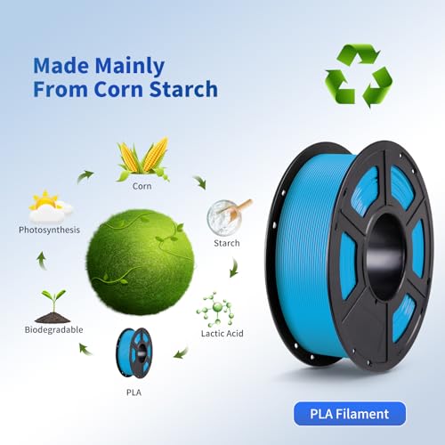 Image of ANYCUBIC PLA Filament 1.75mm Bundle, 3D Printing PLA Filament 1.75mm Dimensional Accuracy + /- 0.02mm, 1KG Reusable Spool (2.2 lbs), 4KG Texture Grey