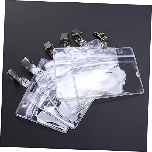 Porte badge horizontal etanche transparent pour eviter la perte