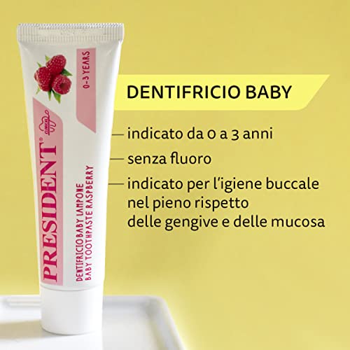President DENTIFRICIO BABY PER BAMBINI DA 0 a 3