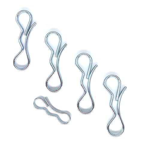Fit for Husqvarna 532194209 532194208 Deck Clip Set (5-Pack) - Bow Tie Lock Cotter Pins for Craftsman, Poulan Mower Deck Linkage