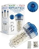 Bratek Filtro neutralizador de condensación de caldera – Filtro neutralizador de condensación ácida para caldera de condensación de hasta 35 kW – Neutraliza la acidez haciendo que el pH vuelva a los