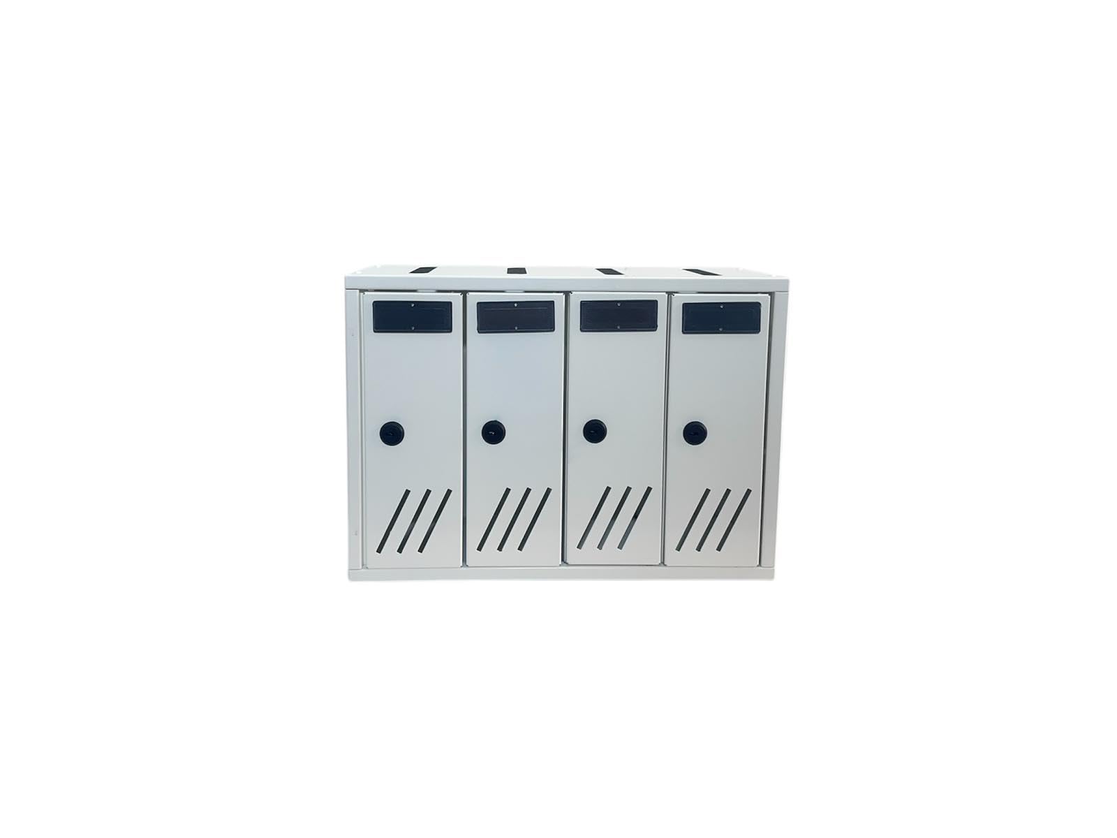 BOXOB Cassetta Postale condominiale Serenity –993 Bianco (Bianco, Comparti 4)
