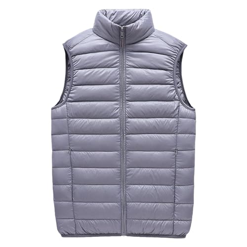 Gilet extérieur rembourré en duvet homme pour affronter le vent frais
