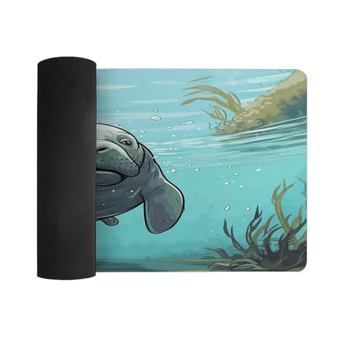 Alfombrilla Crazy Save Manatee para Escritorio 60x30 cm miniatura 3
