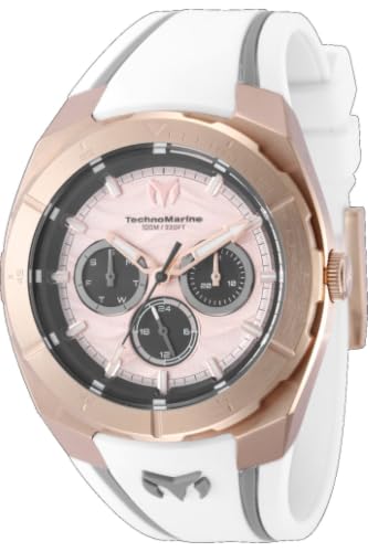TechnoMarine Cruise Men 43.00mm Stainless Steel Rose Gold Black+Rose Gold dial VH63 Quartz