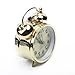 OTRIEK Mechanical Alarm Clock, 7CM Vintage Wind Up Metal Alarm Clock, Manual Spring Twin Bell Loud for Heavy Sleepers, Retro Horseshoe