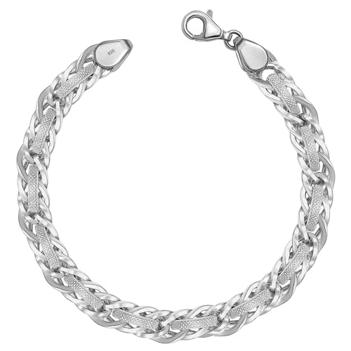 Image of TRUESILVER ACPL 925 Sterling Silver BIS Hallmarked Bracelet for Men | Pure Silver Jewellery for Wedding Anniversary Birthday