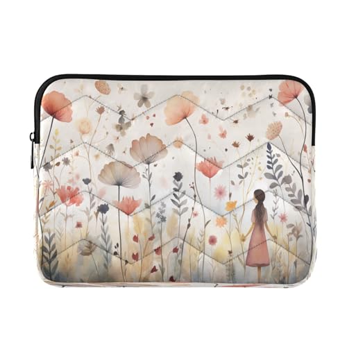 Funda para portátil de 13-14 pulgadas con protección y tela impermeable