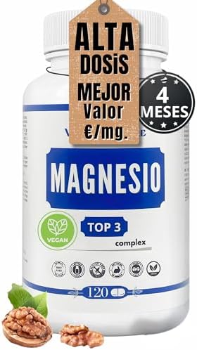 Magnesio Complex Puro 400mg Elemental | Alta Dosis - Mejor valor ...