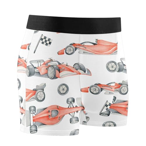 ZZKKO Men's Underwear Briefs Space Planets Cute Watercolor Men's Boxer Briefs,Trunks Underwear for Men S-XXL2